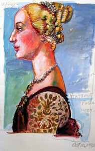 Profile of Woman by M. Louise Stanley 