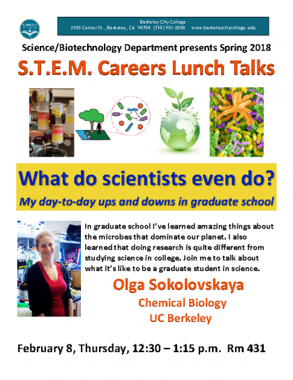 STEM Talk flyer